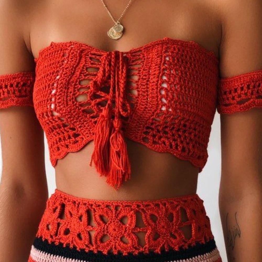 Andi Bagus Naked Tiger top shorts set.